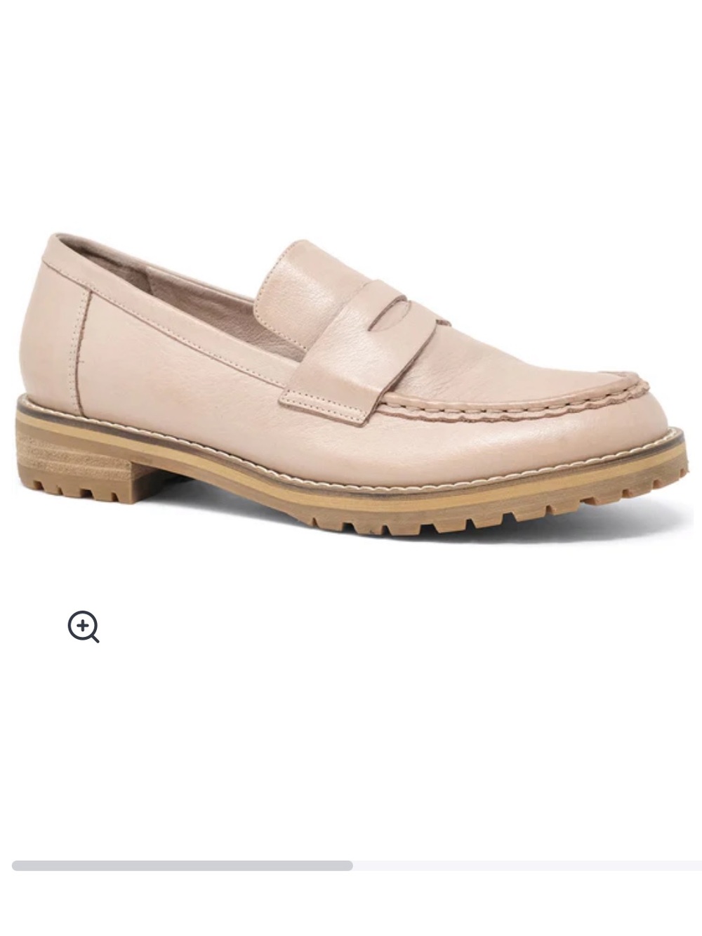 Ziera Metters-W ZR in Cafe Lesther tan nude neutral loafers shoes EU 42 NIB NWT